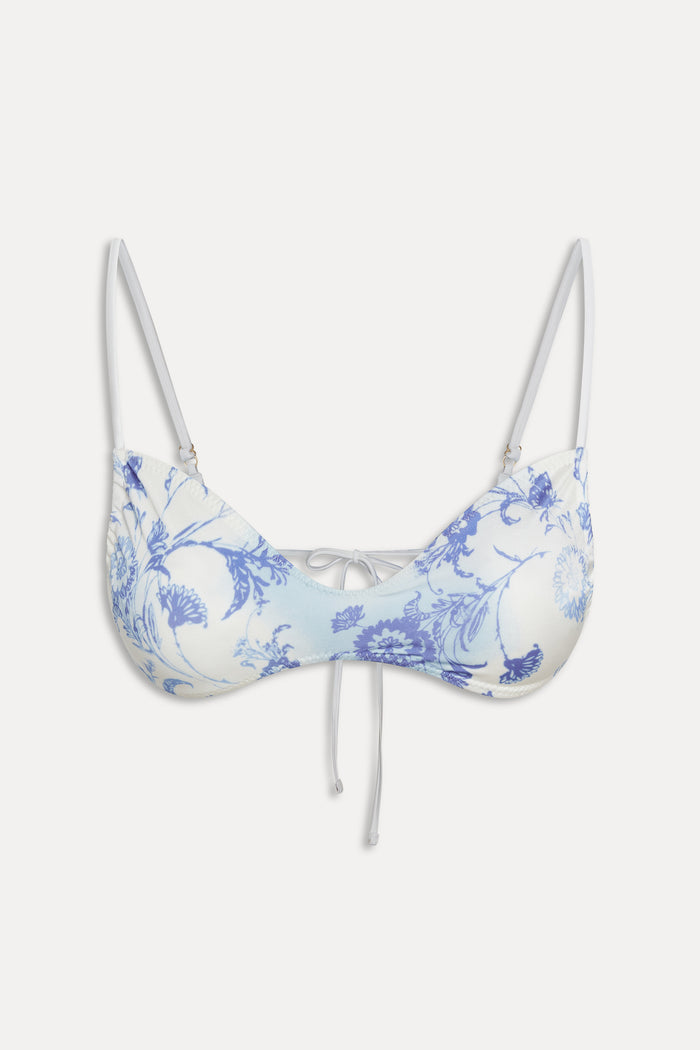 Magnolia Skimpy Shine Bikini Top - Fleur de Bleu