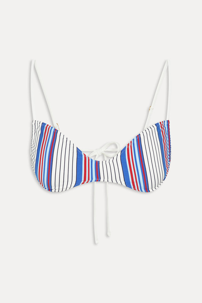 Magnolia Striped Bikini Top - St. Tropez Stripe