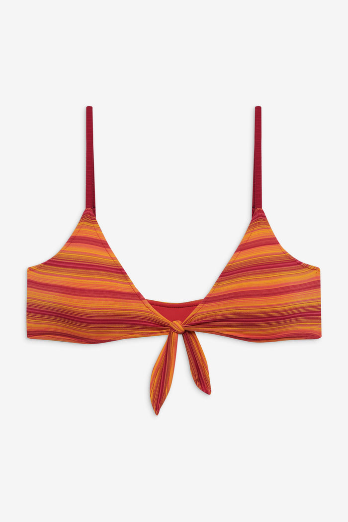 Maison Skimpy Bralette Bikini Top Harvest Moon Stripe