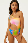 Makie Serotonin One Shoulder One Piece Swimsuit