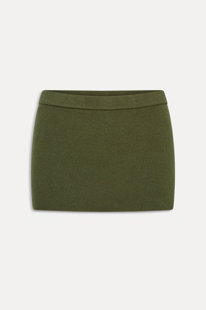 Marialla Cloud Knit Mini Skort - Alpine