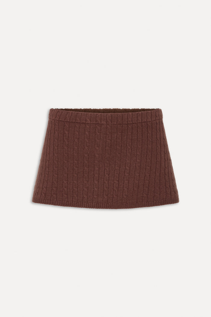 Marialla Mini Skort - Brown Sugar