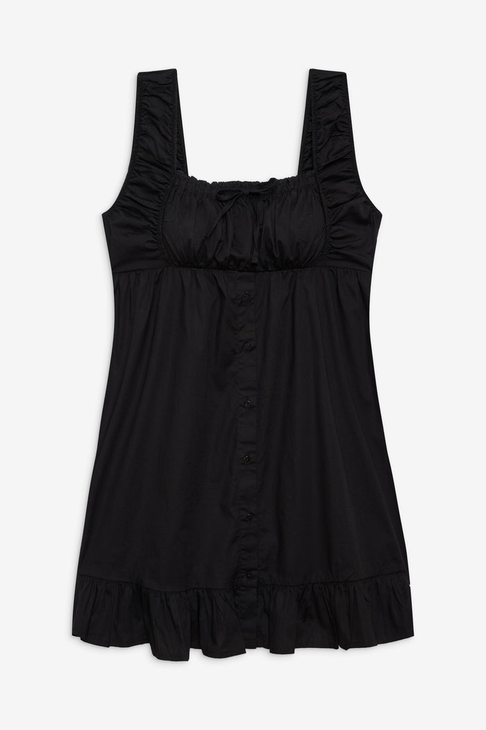 Marilyn Babydoll Dress Black
