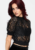 Mave Shirred Lace Blouse
