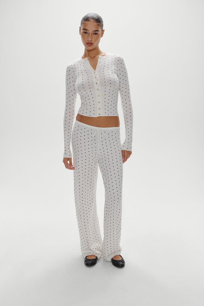 Lenon Button Up Knit Sweater - Belle of the Ball