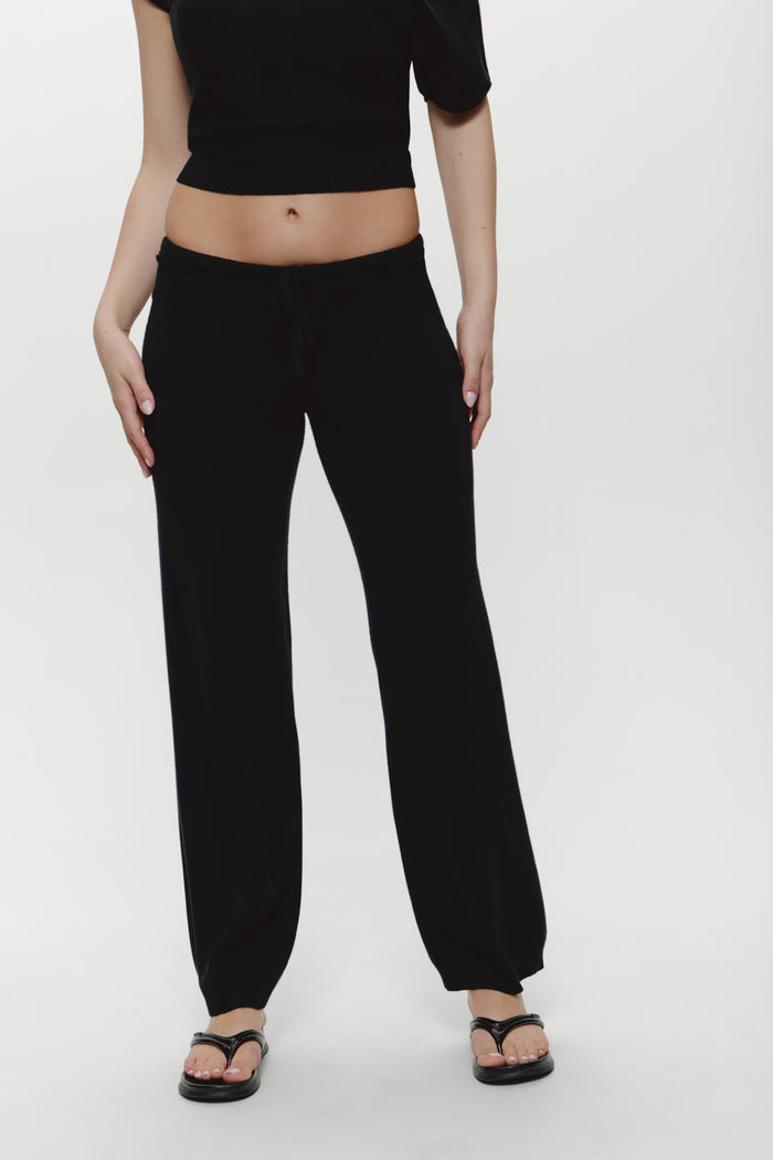 Mellow Knit Pants - Black