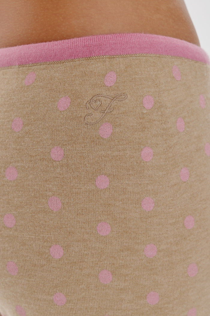 Mellow Knit Pants - Pink Ornaments