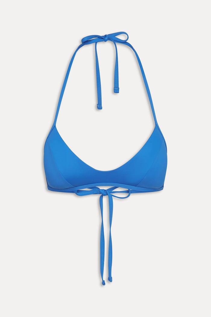 Micah Halter Bikini Top - Lake Blue