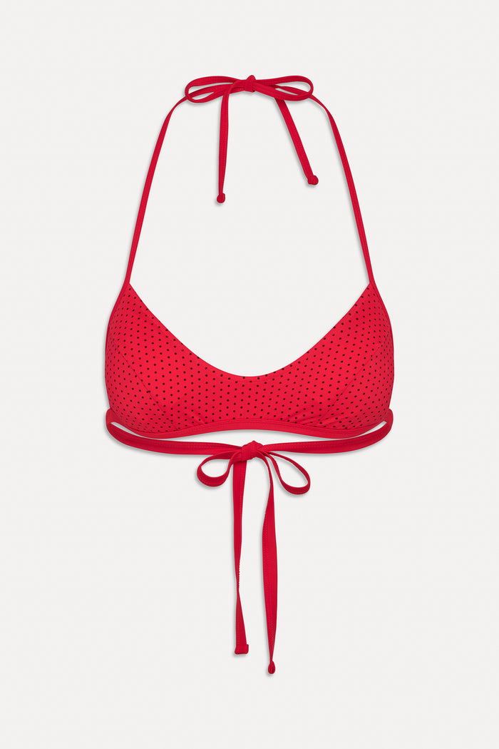 Micah Halter Bikini Top Spice Dot