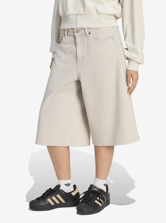 Mid-Rise Denim Shorts