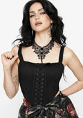 Miranda Lace Up Corset Top