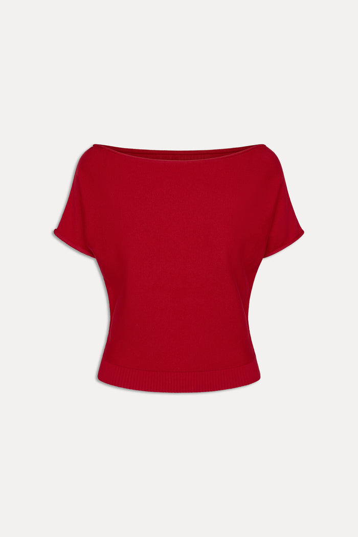 Montecito Boat Neck Knit Shirt Heartstrings