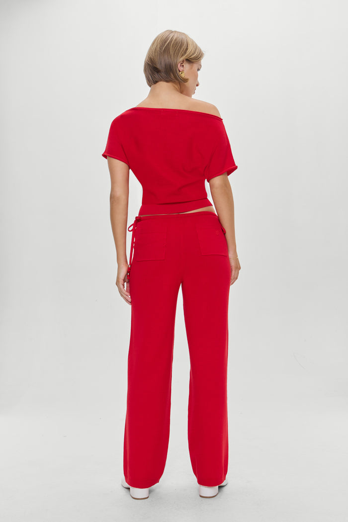 Montecito Boat Neck Knit Shirt Heartstrings