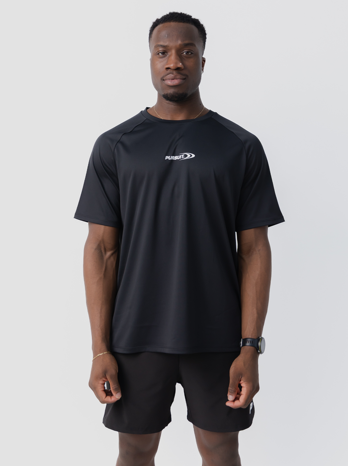 Move Logo Performance Tee in Black