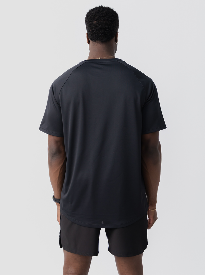 Move Logo Performance Tee in Black