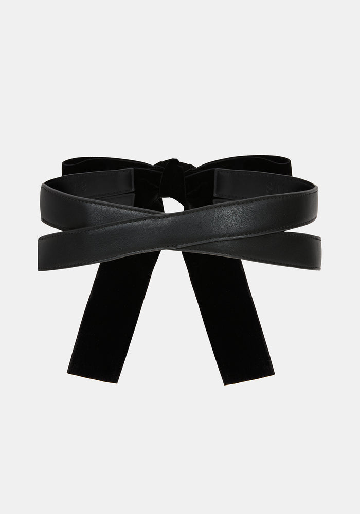 Natalia Cross Over Bow Back Waist Belt