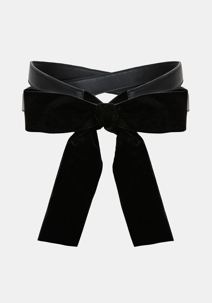 Natalia Cross Over Bow Back Waist Belt