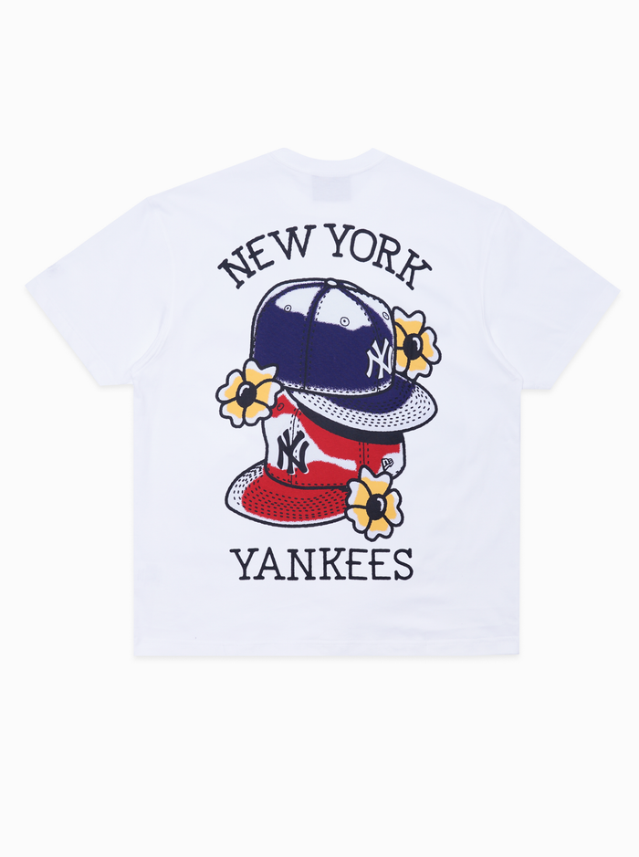 New Era M NE0847Q326 MLB OLD SCHL TEE NEYYAN WHT - White