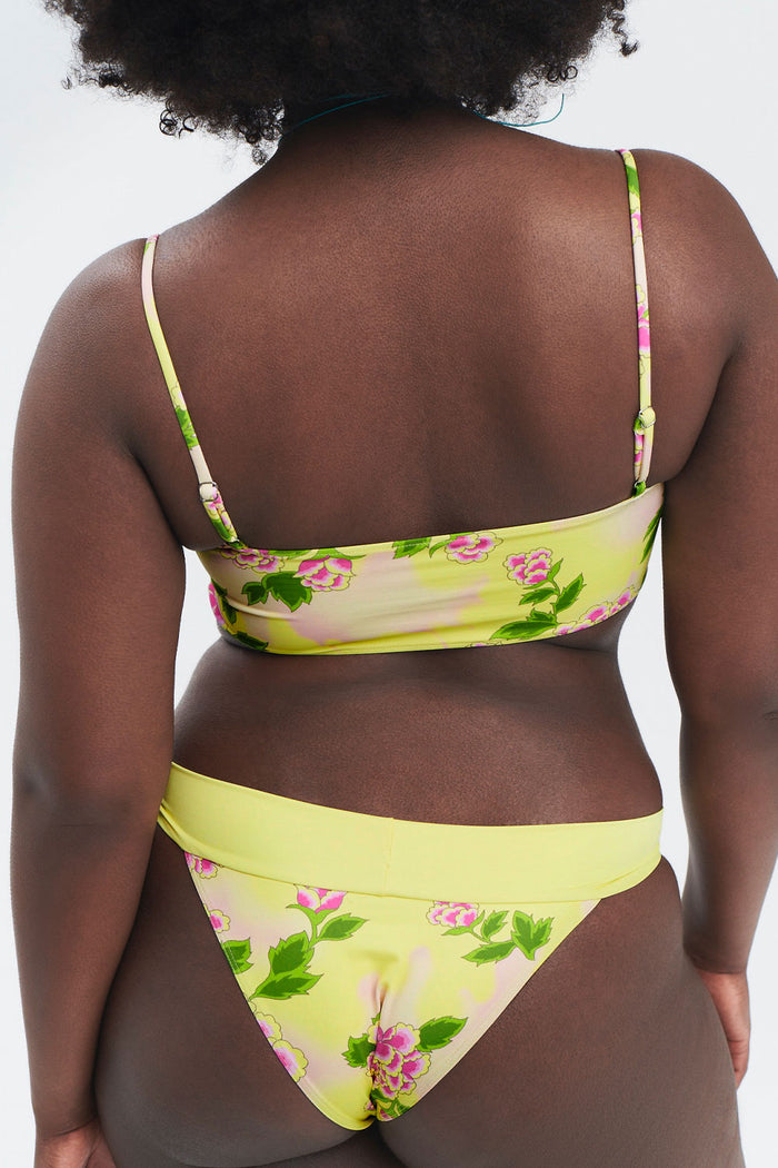 Nick Floral Cheeky Bikini Bottom Mojito