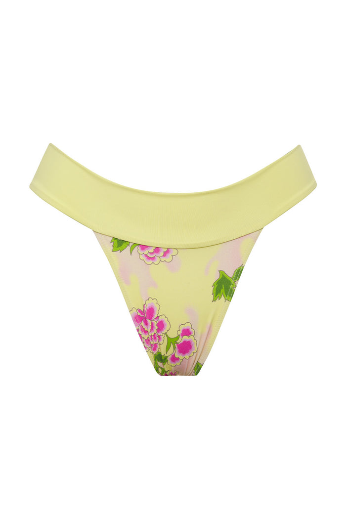 Nick Floral Cheeky Bikini Bottom Mojito