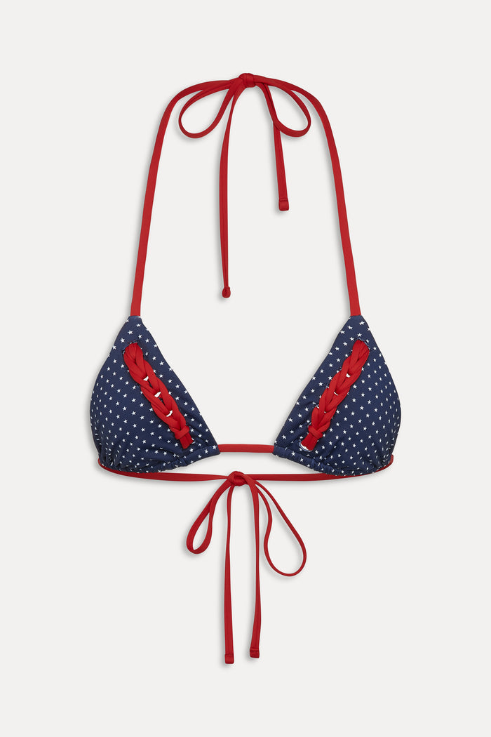 Nick Skimpy Triangle Bikini Top - Shooting Stars