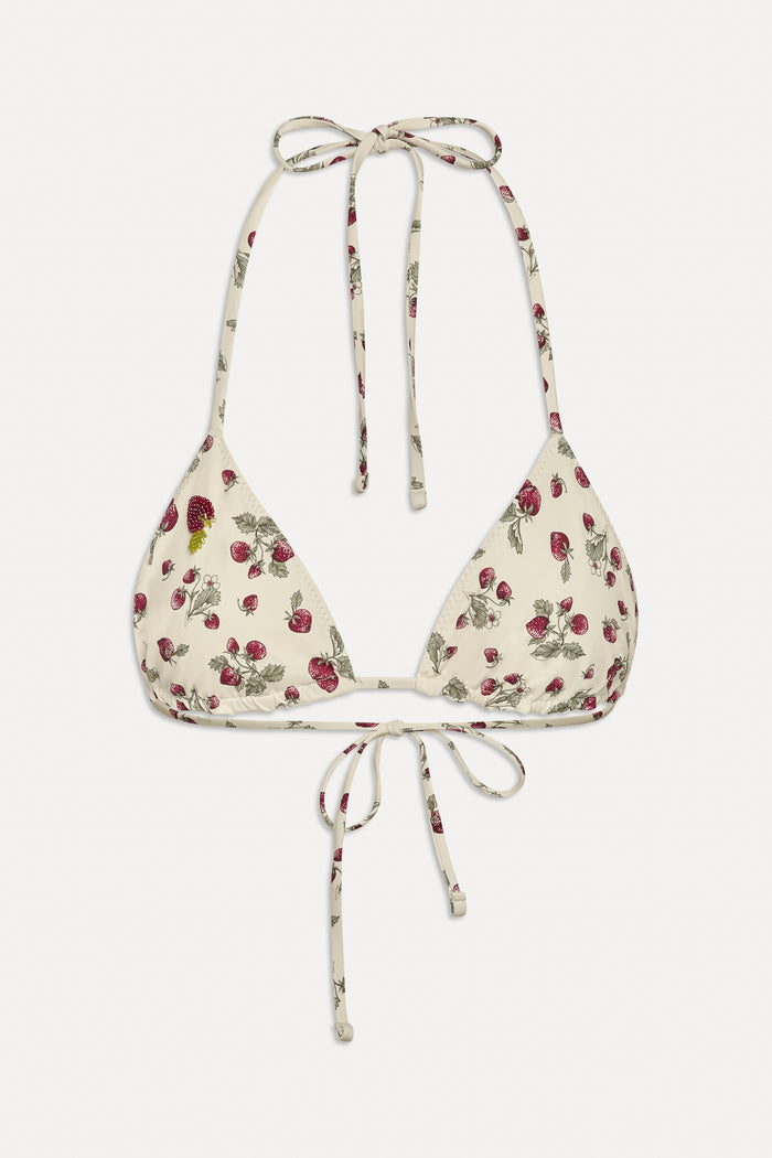 Nick Skimpy Triangle Bikini Top Strawberry Field