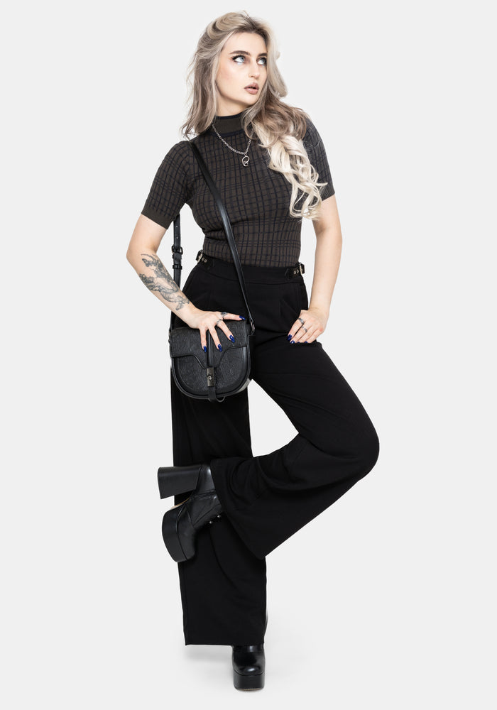Nightingale Buckle Wide Leg Trousers