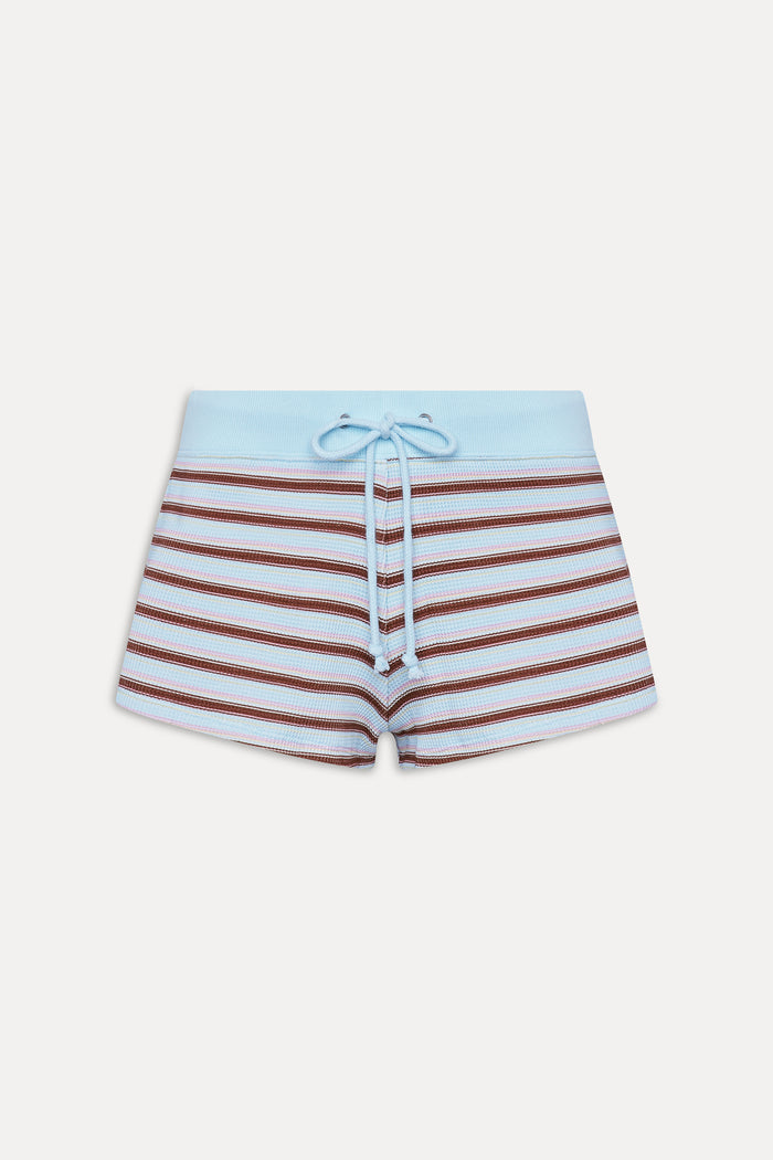 Noah Striped Mini Shorts - Verona Stripe