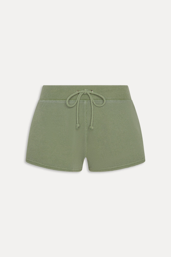Noah Thermal Mini Shorts - Fern