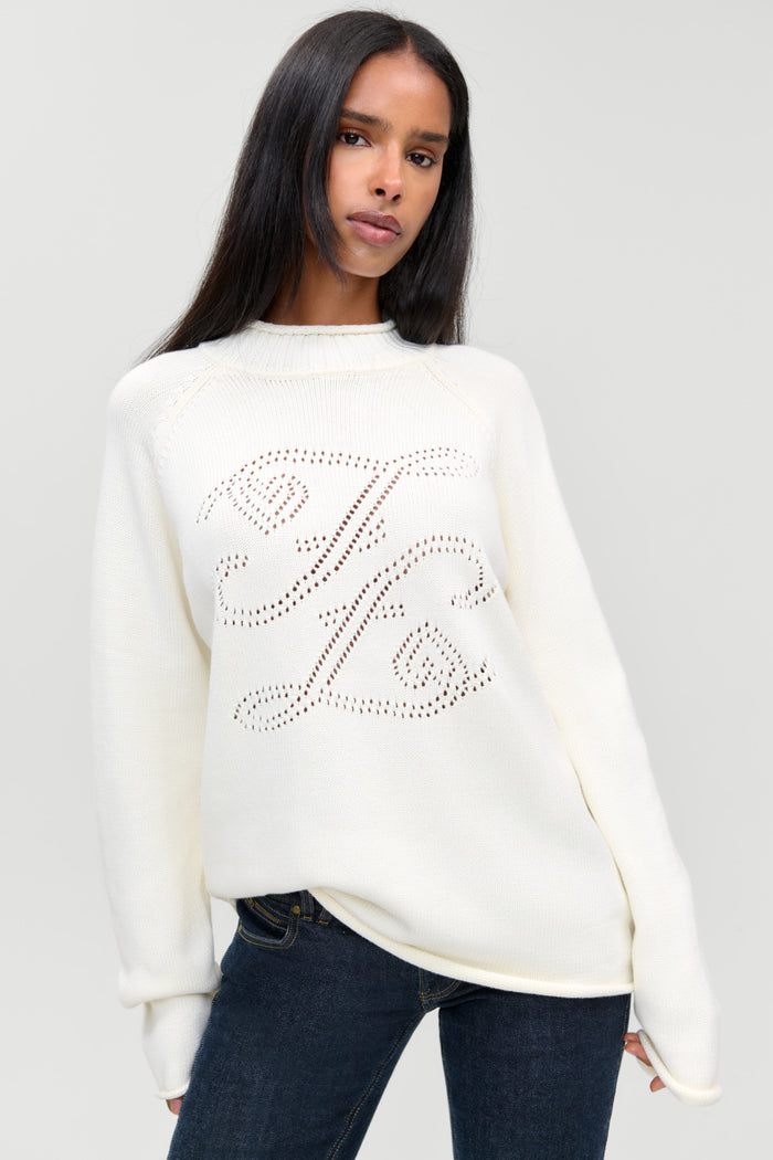 Noelle Cotton Knit Turtleneck - Cozy in FB