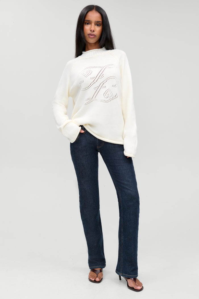 Noelle Cotton Knit Turtleneck - Cozy in FB