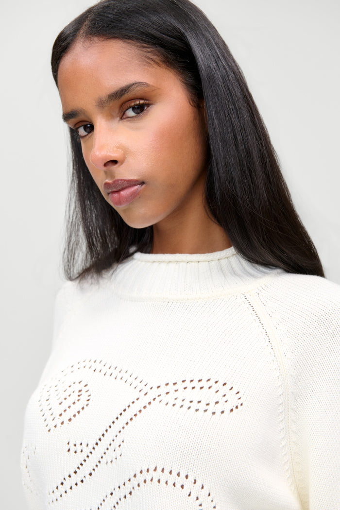 Noelle Cotton Knit Turtleneck - Cozy in FB