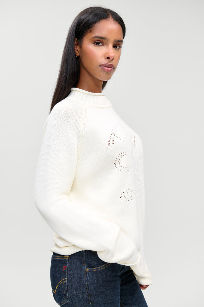 Noelle Cotton Knit Turtleneck - Cozy in FB