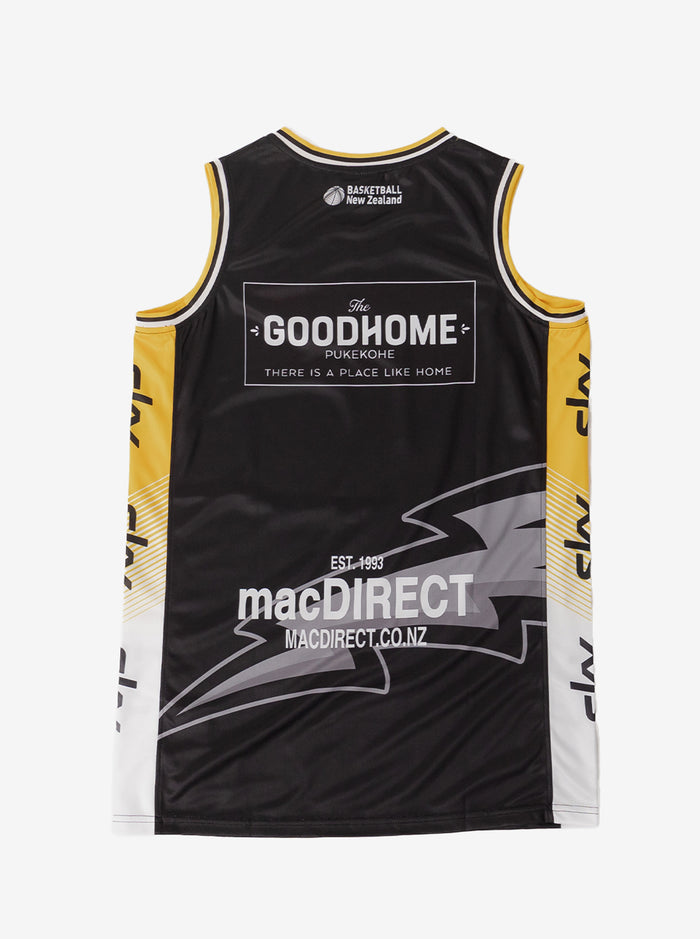 NZNBL Franklin Bulls Home Singlet Youth
