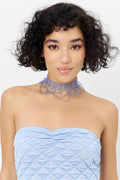 Ocean Drip Necklace Baby Blue
