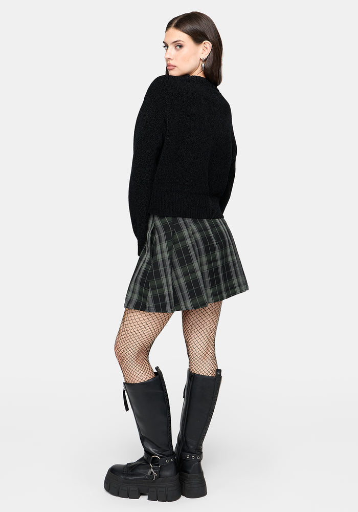 Ophidian Snake Cross Stitch Knit Sweater