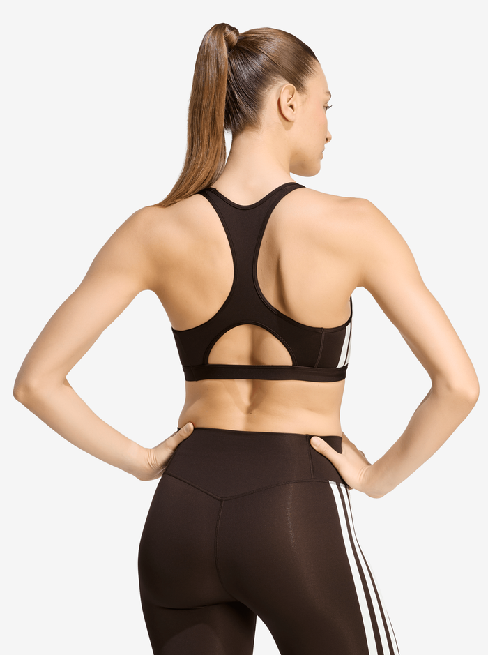 Optime Essentials Workout 3-Stripes Medium Support Bra
