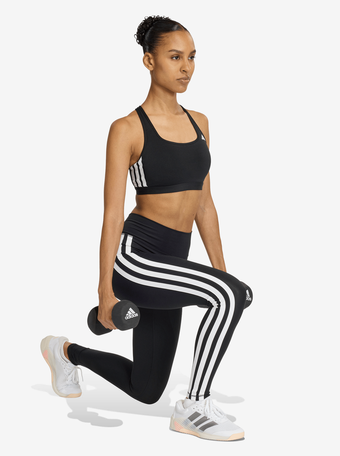 Optime Essentials Workout 3-Stripes Medium Support Bra