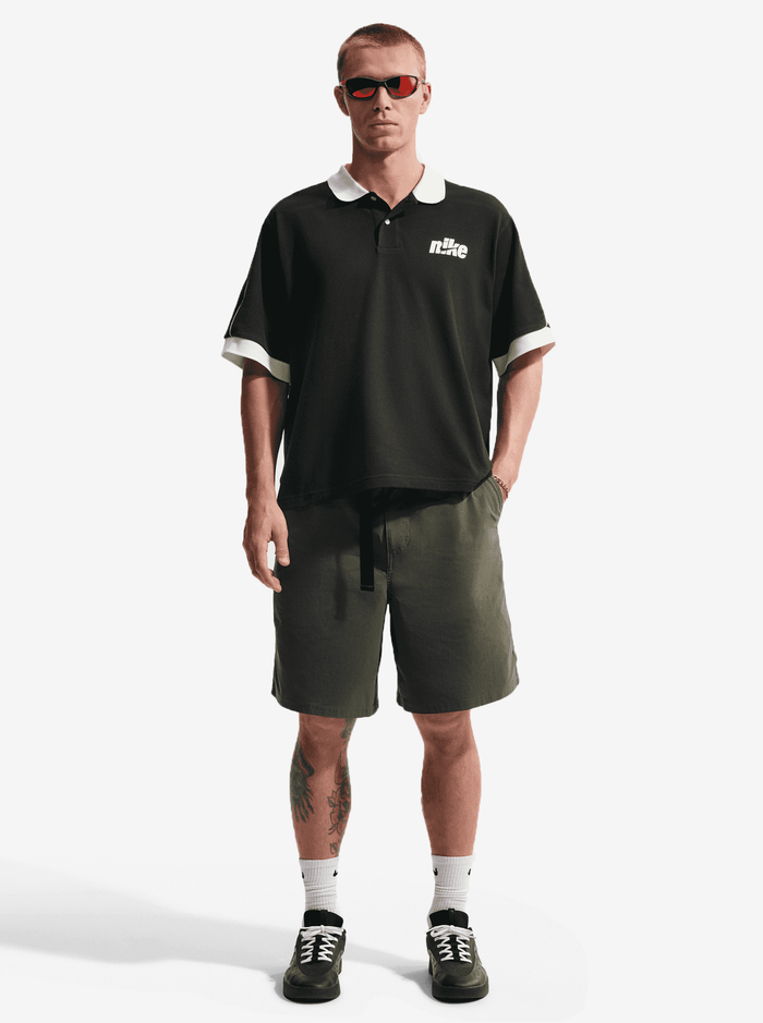 Oversized Short-Sleeve Polo