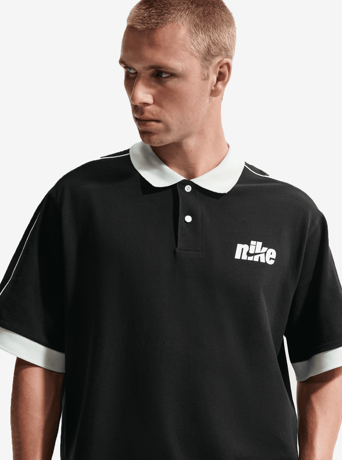 Oversized Short-Sleeve Polo