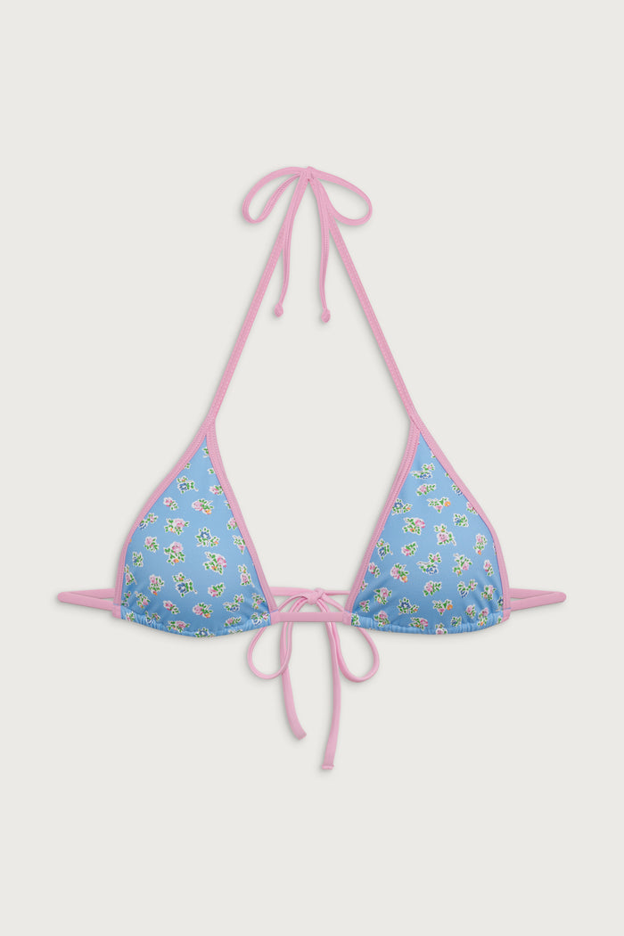 Paradise micro halter bikini top blue hawaii media