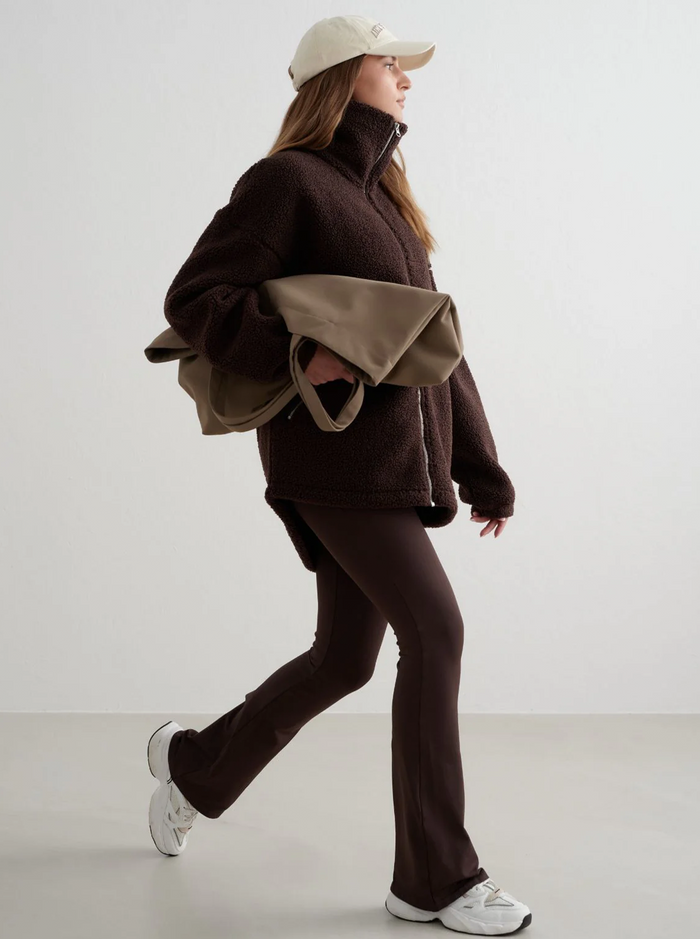 Pile Jacket in Cocoa