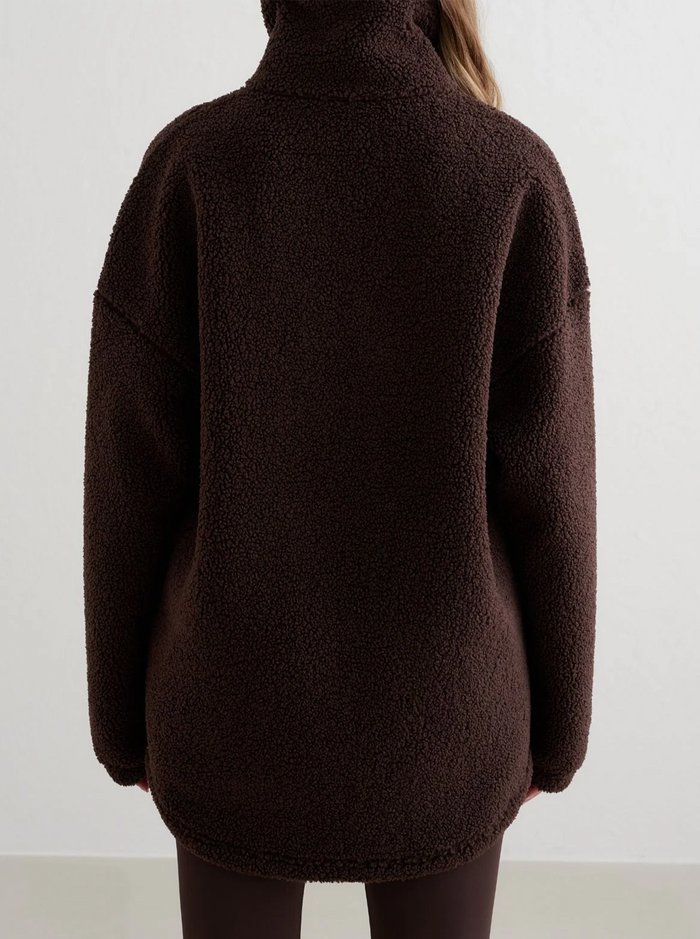 Pile Jacket in Cocoa