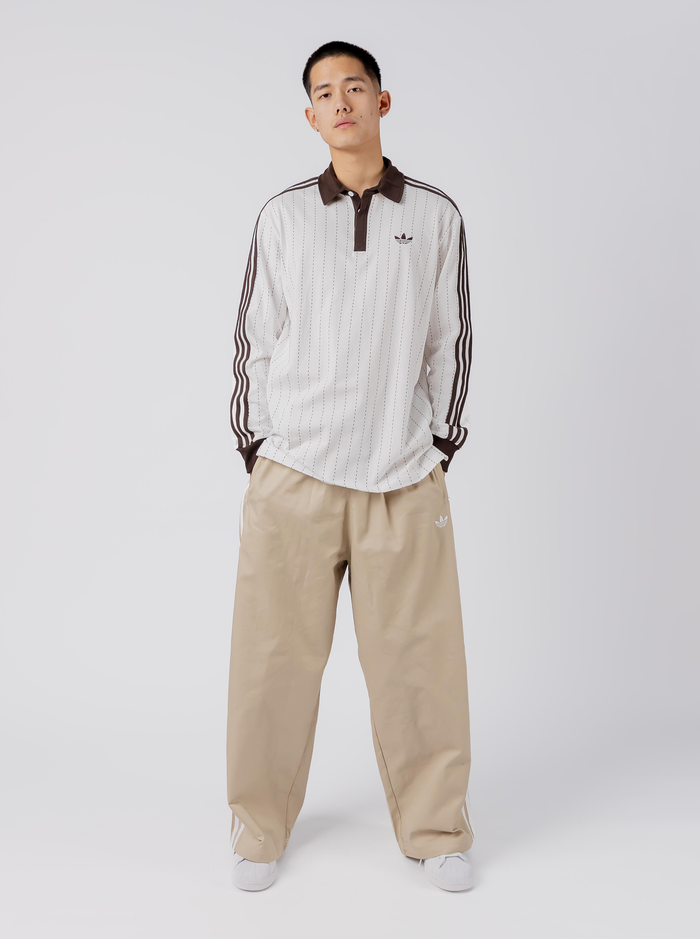 Pinstripes Longsleeve Polo Shirt