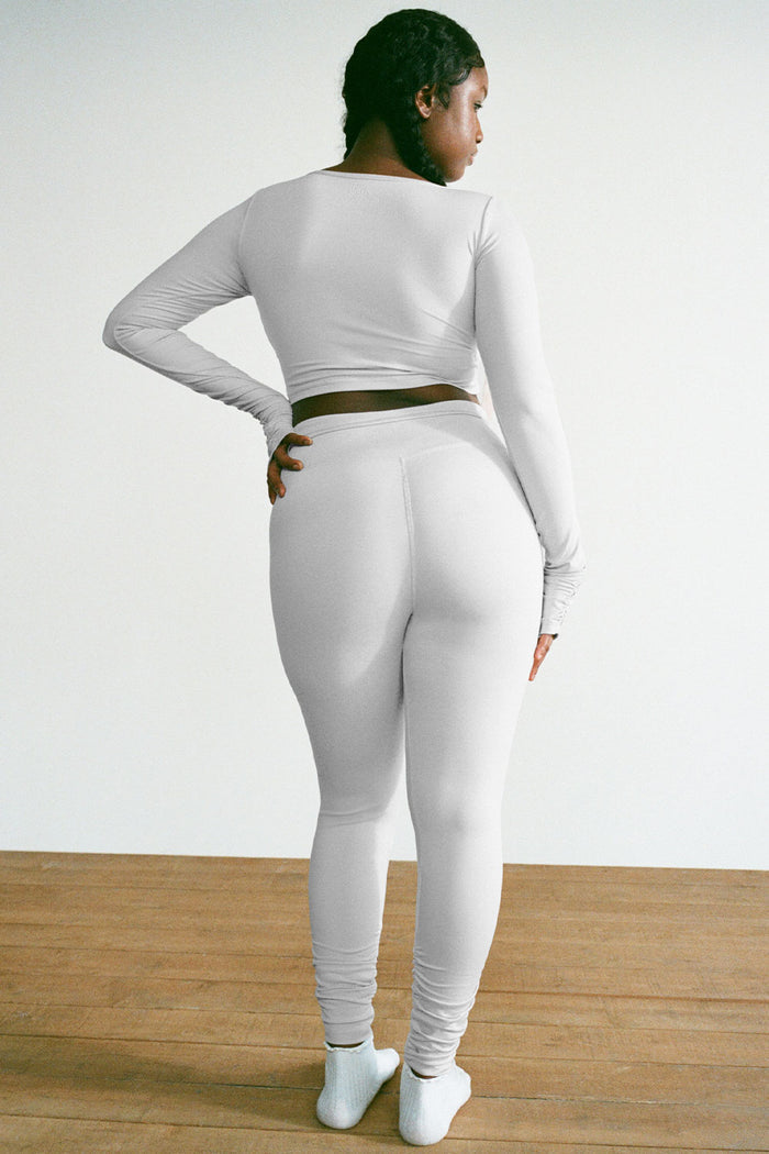 Pointe High Waist Legging Icy Gray