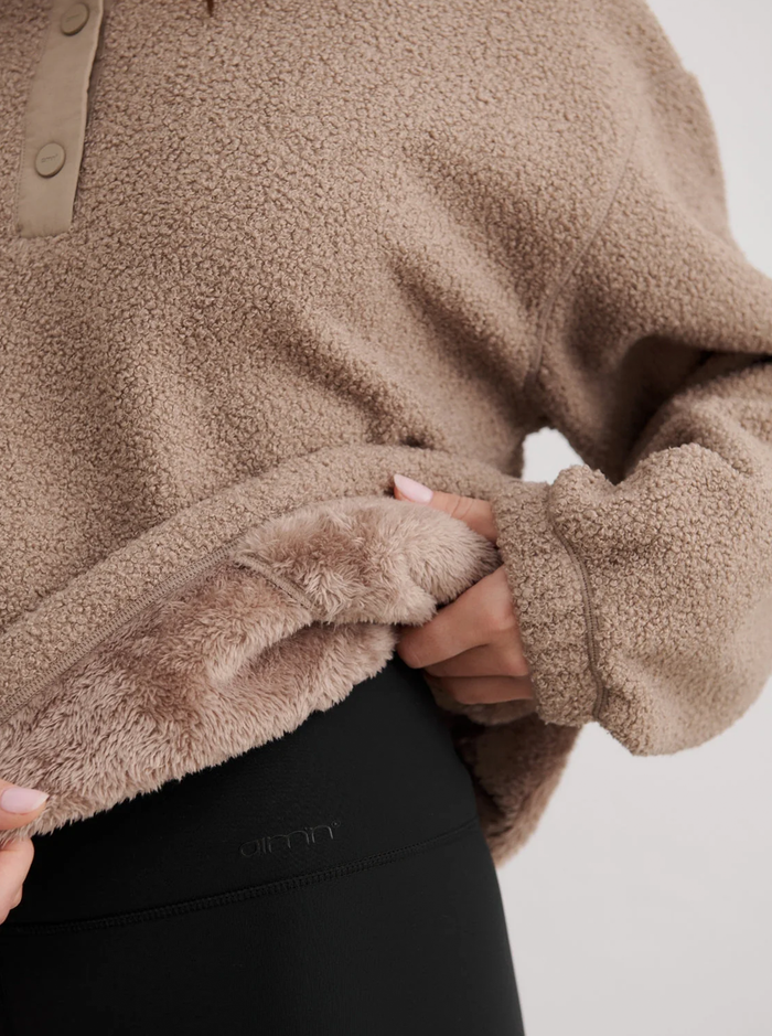 Polar Fleece Long Sleeve in Espresso