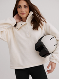 Polar Fleece Long Sleeve in Off-White