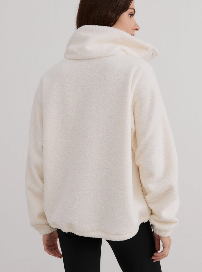 Polar Fleece Long Sleeve in Off-White