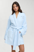 Poolside Terry Robe - French Riviera