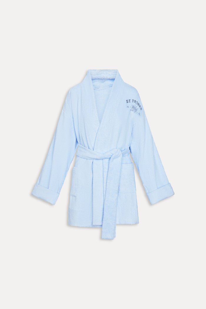 Poolside Terry Robe - French Riviera